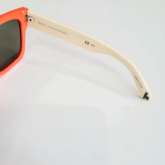 NWT Stella mccartney Falabella Neon Orange Sunglasses - Picture 7 of 7